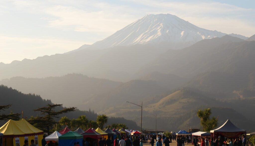 Pemandangan Gunung Lawu Pemandangan Gunung Lawu