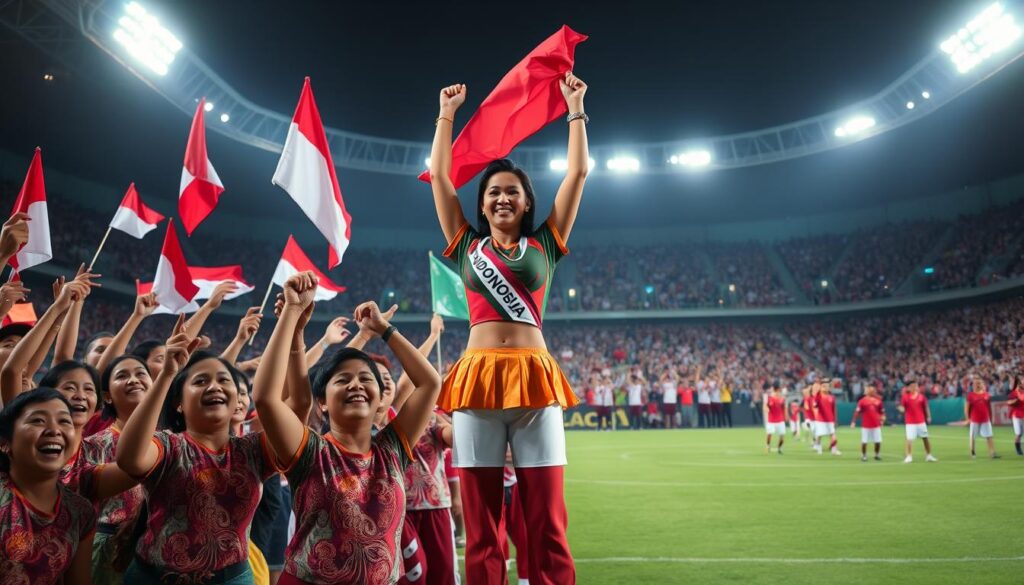 PEMANDU SORAK dalam Tim Sepak Bola Indonesia PEMANDU SORAK dalam Tim Sepak Bola Indonesia