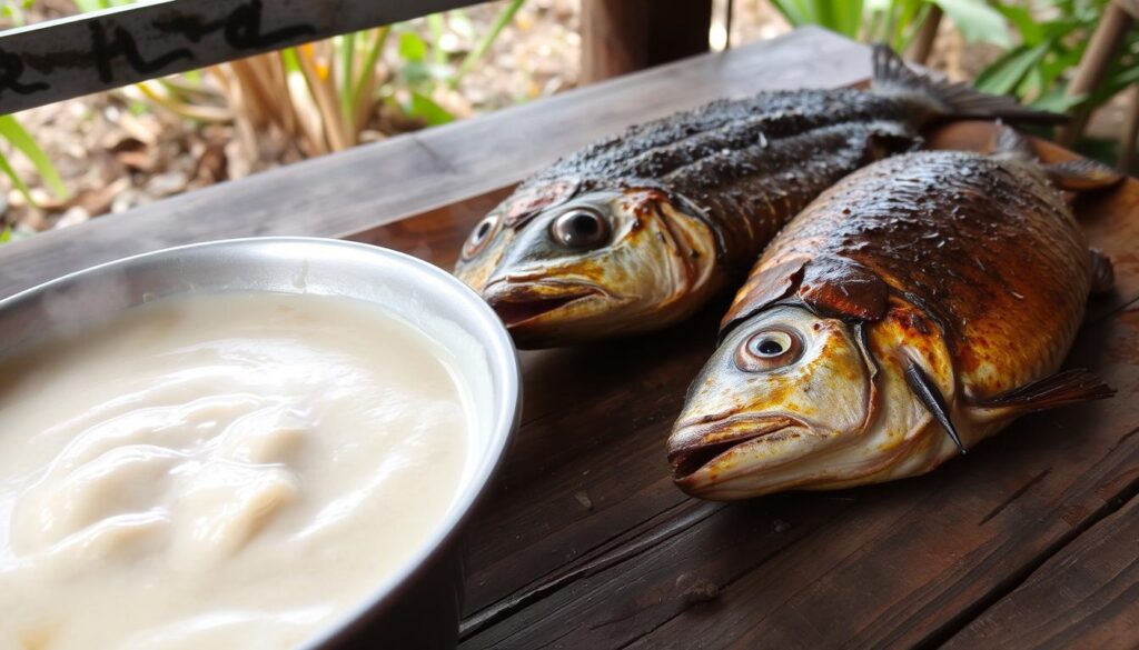 Papeda dan Ikan Bakar Papeda dan Ikan Bakar