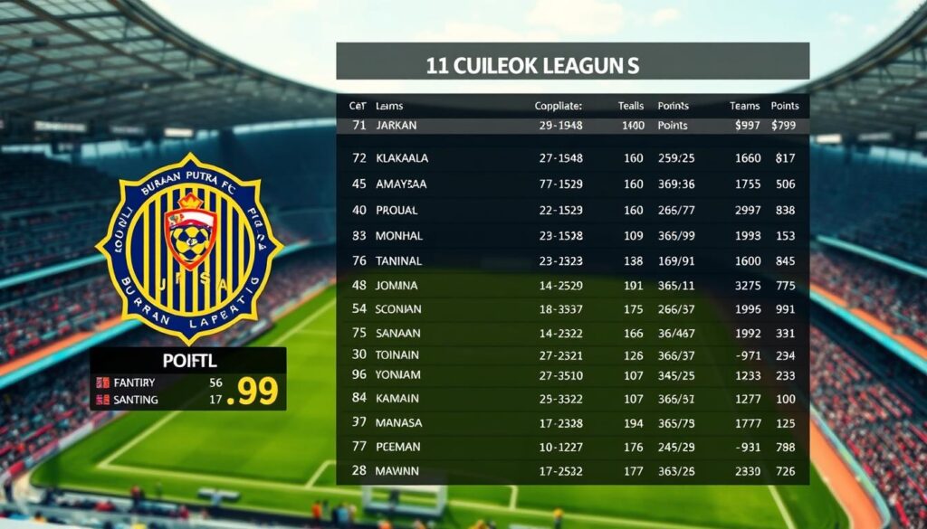 Klasemen Buaran Putra FC Klasemen Buaran Putra FC